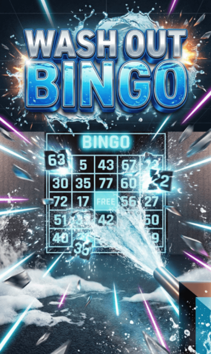 WASH OUT BINGO