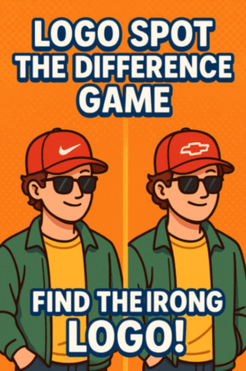 ロゴ間違い探しゲーム