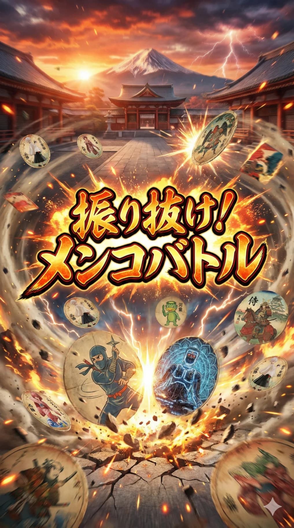 振り抜け！メンコバトル