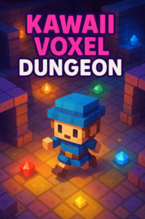 Voxelの上から見下ろし型ダンジョンゲーム