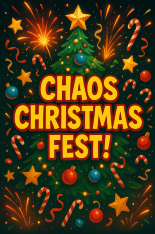 Chaos Christmas 20 Second Festival