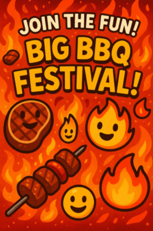 BBQ Festival Chaos Party