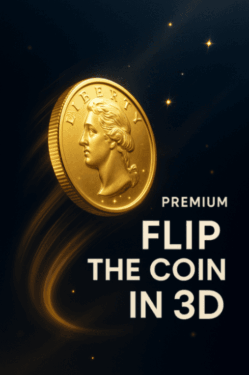 3D Coin Toss Gameチン
