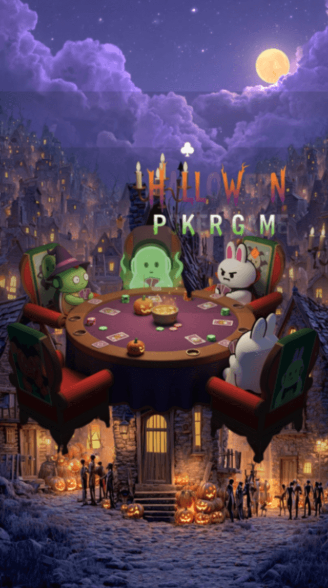 ウサオとカメルのハロウィンポーカー