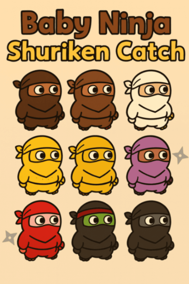 ベビー忍者☆しゅりけんキャッチ