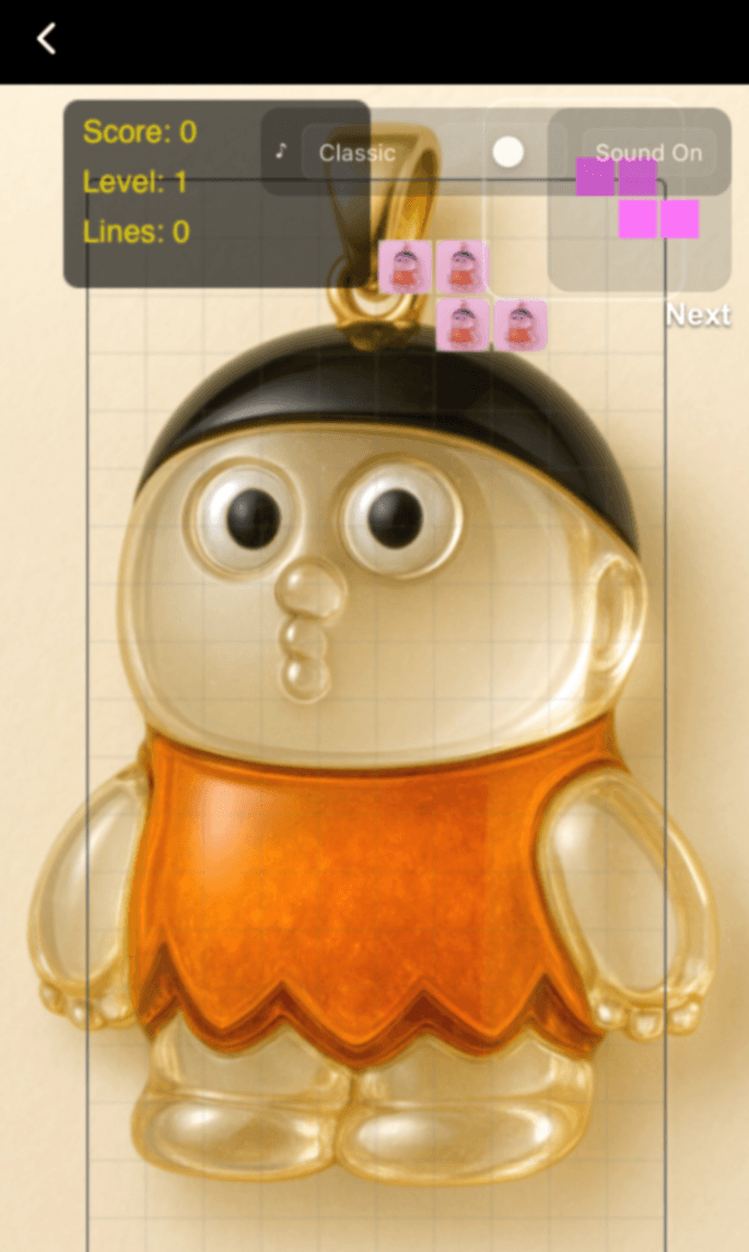 Tetris with Minimized Controls