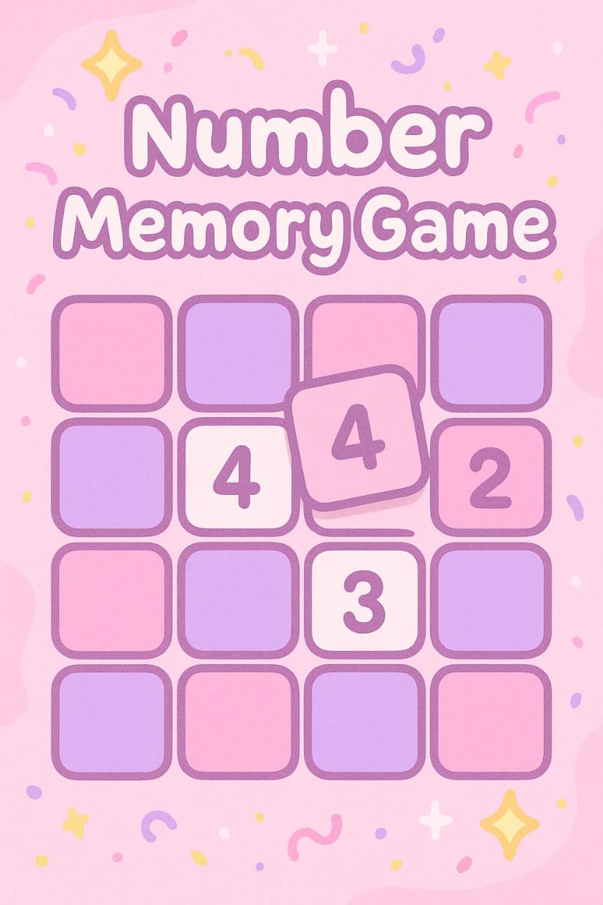 Number Memory Game
