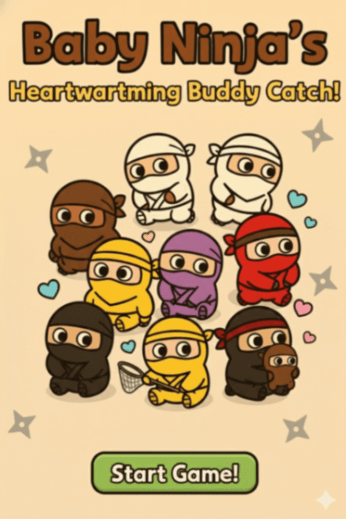 ベビー忍者のほっこり仲間集め