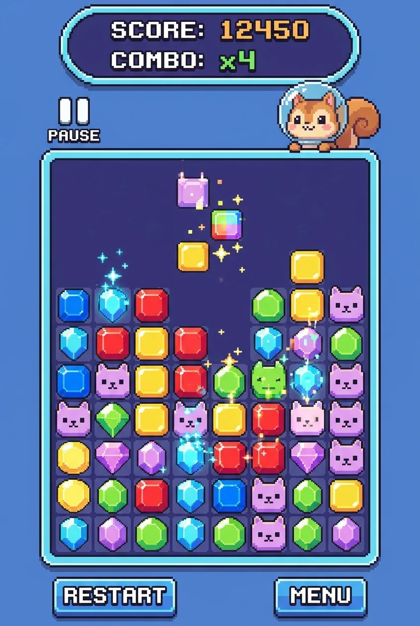 パズルゲームの制作例