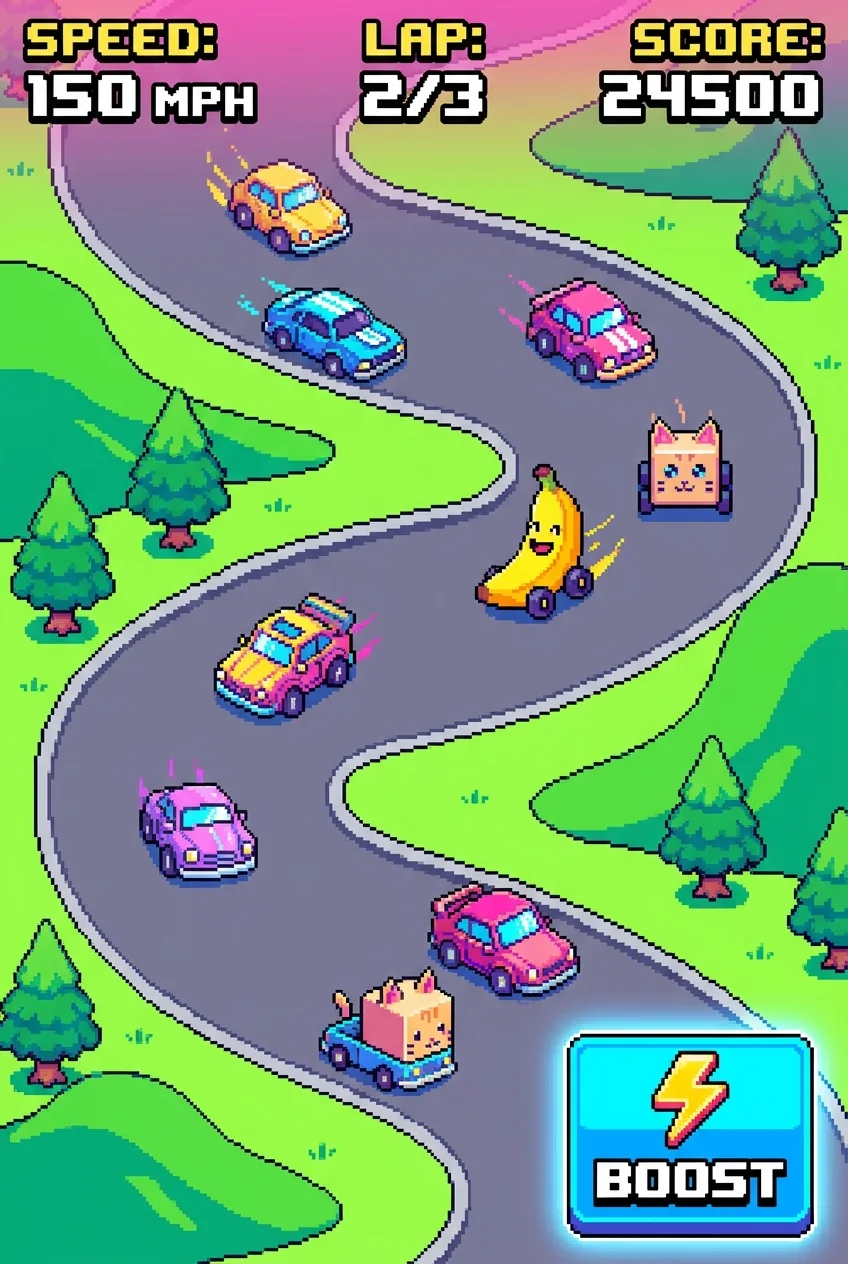 レースゲームの制作例